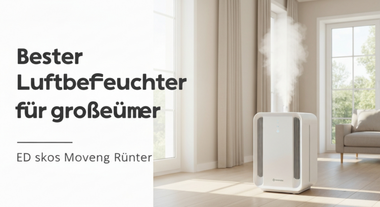 Bester Luftbefeuchter für große Räume 2026: Dein Guide